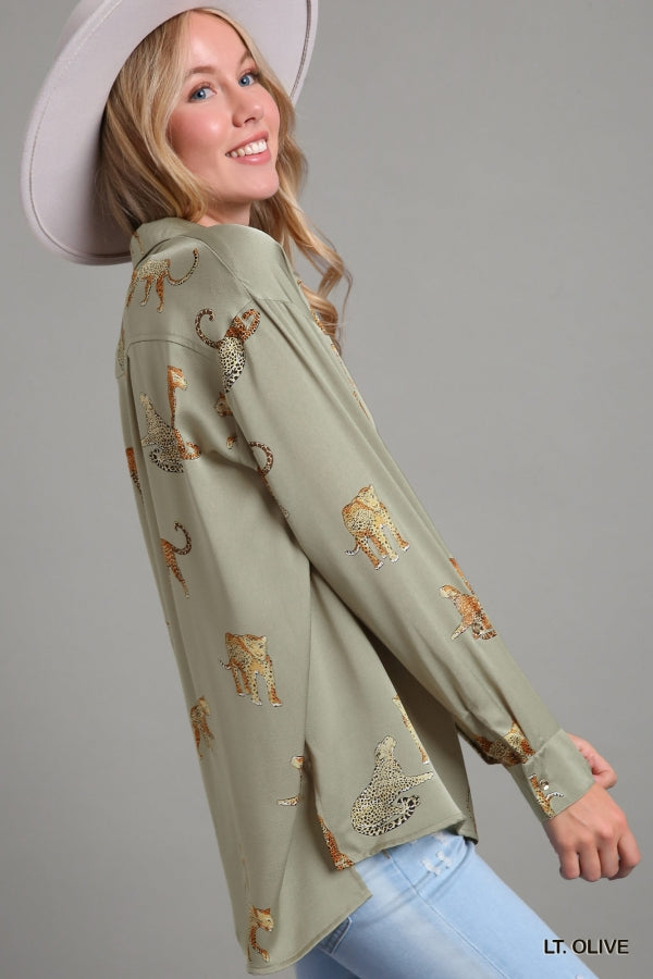 Leopard Blouse