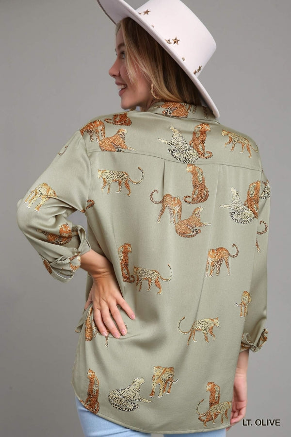 Leopard Blouse