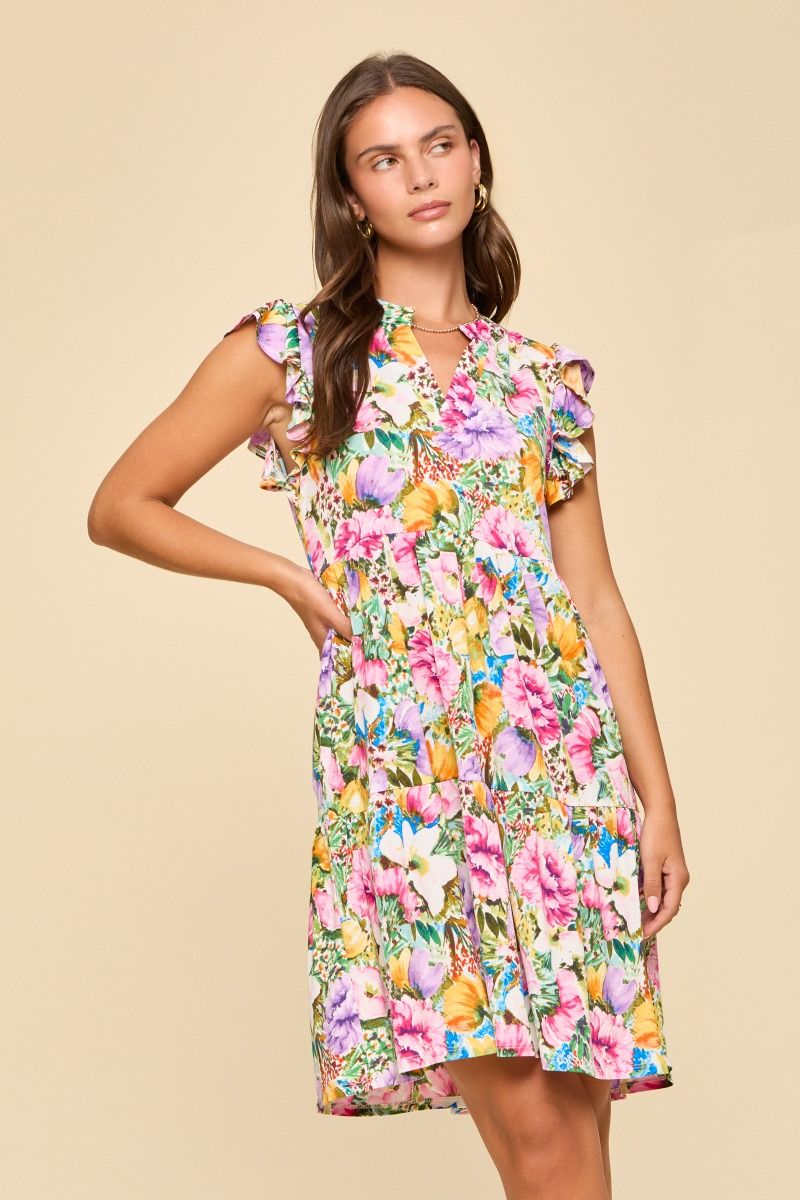 LIZ FOREVER DRESS- MULTI
