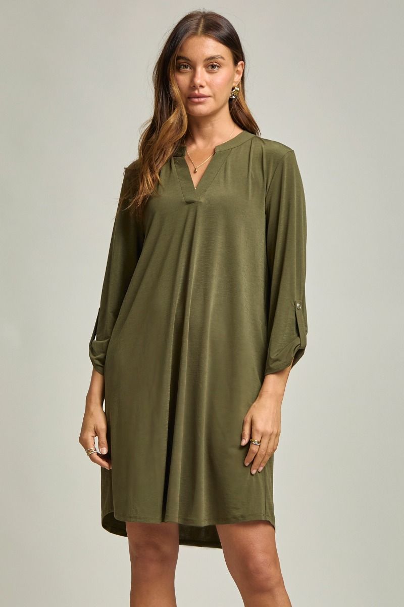 SCARLETT DRESS OLIVE