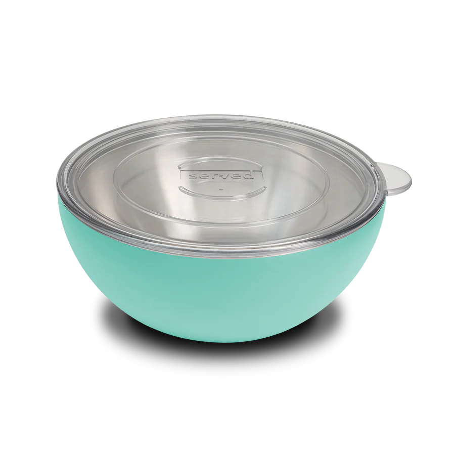 2qt Insulated Bowl Blue Lemonade