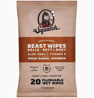 WOOD BARREL BOURON WIPES