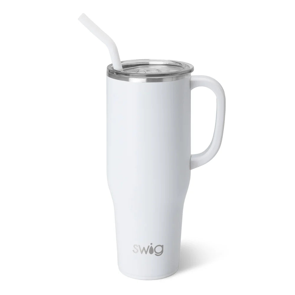 WHITE MEGA MUG 40OZ