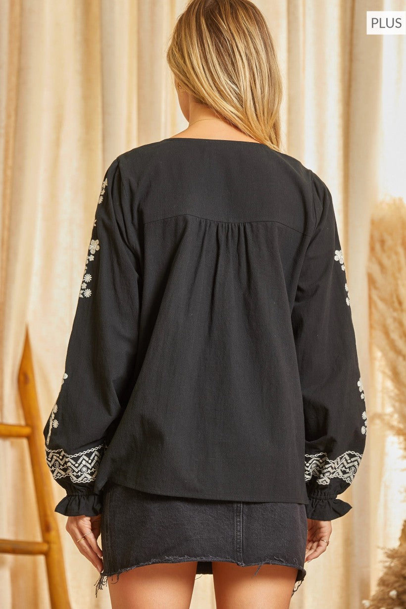 Embroidered Tunic Plus