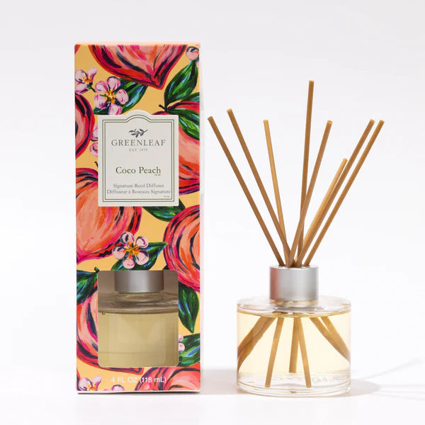 coco peach reed diffuser