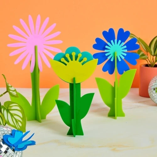 Kailo Chic Acrylic Flower Blues Set