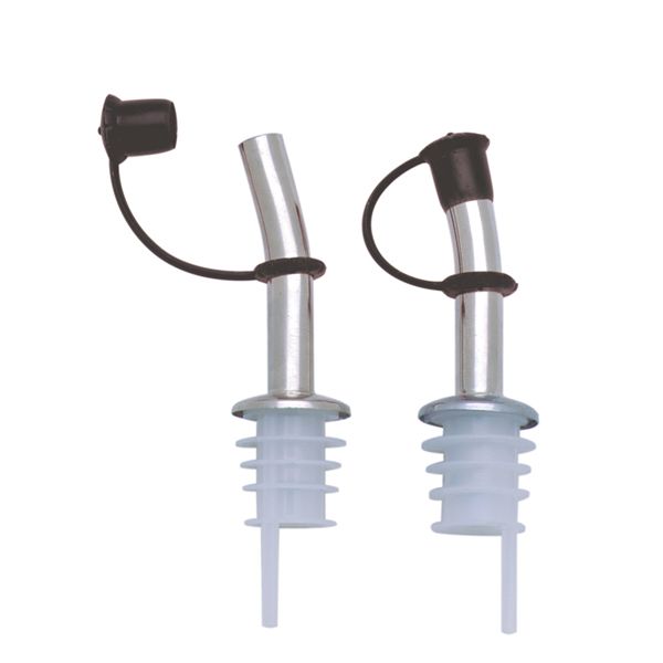 BOTTLE POURERS, SET OF 2