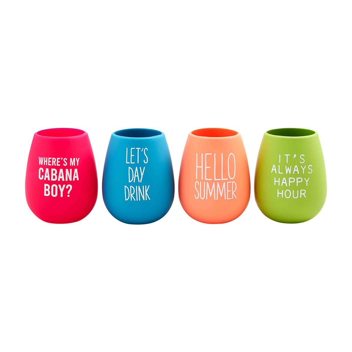 Colorful Outdoor Wine Set