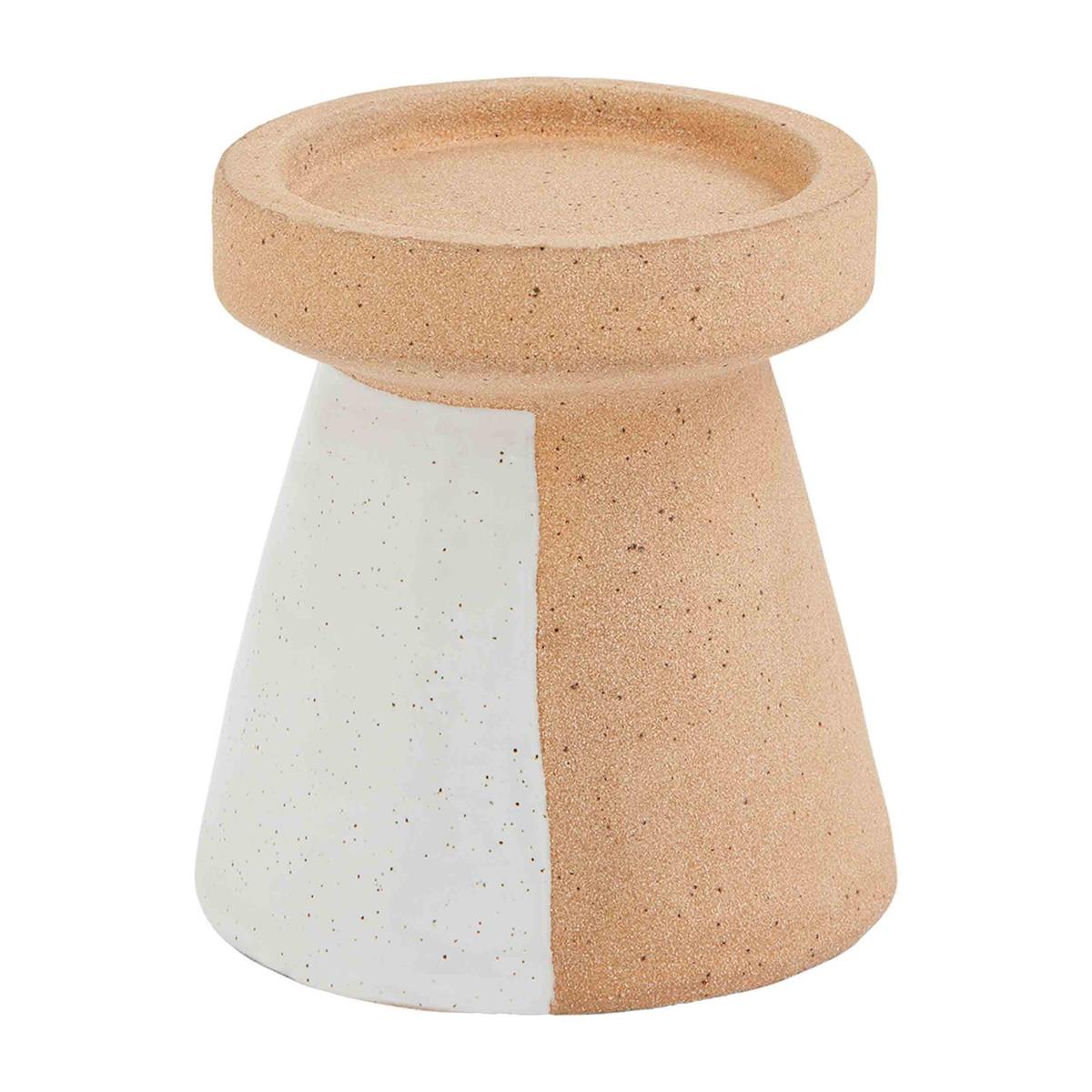 Short Terracotta Candle Holder