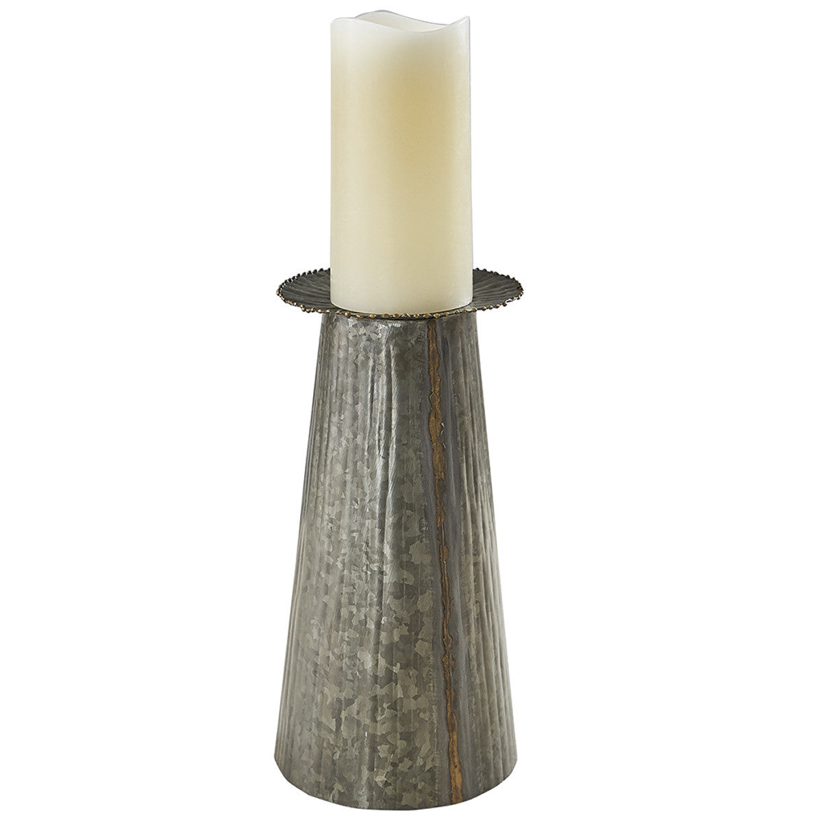 Bronze Tapered Pillar Holder- Tall