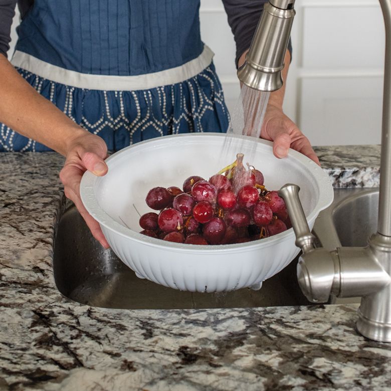 3 Piece Colander Steamer w/ Lid