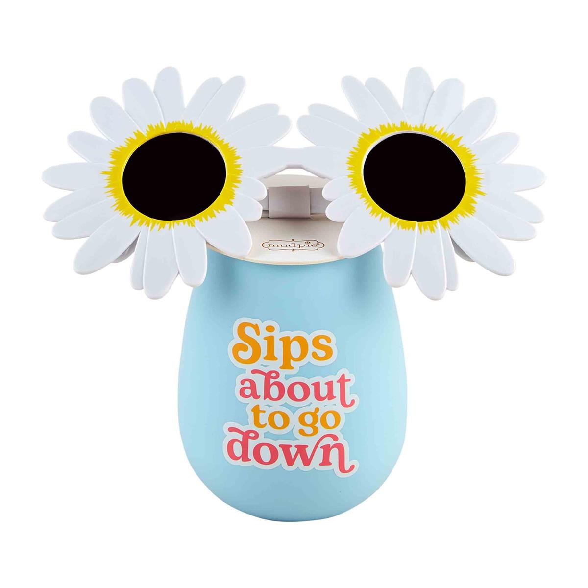 Summer Daisey Wine Glass Set