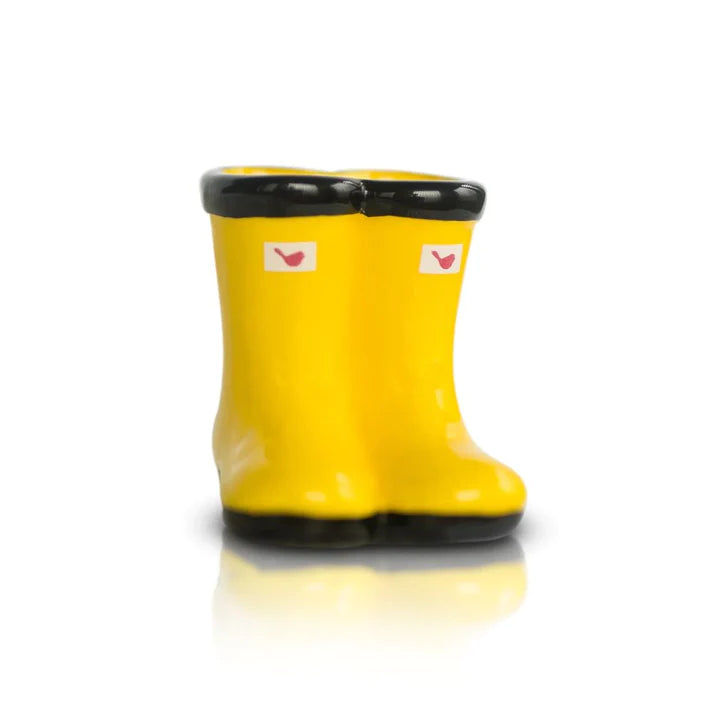 ST.JUDE JUMPIN PUDDLES YELLOW RAINBOOT MINI *Retired*