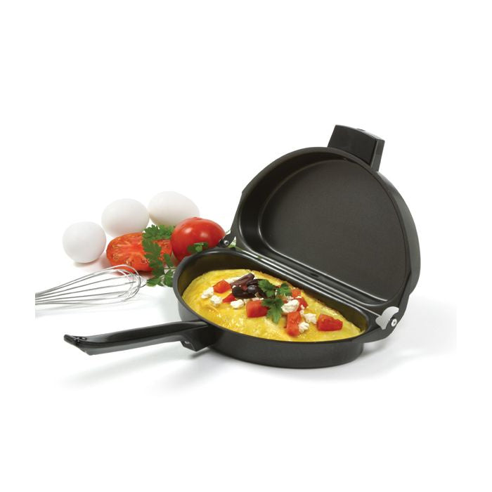 Nonstick Omelet Pan W/ Poacher