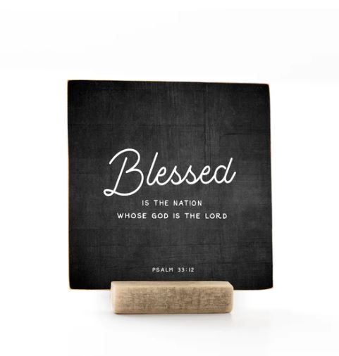 Blessed Is The Nation Whose God Is The Lord, 4x4