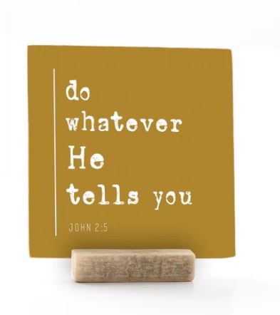 Do Whatever He Tells You, 4x4