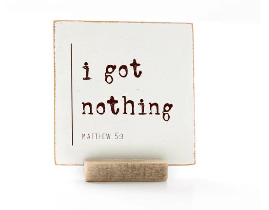I Got Nothing, 4x4