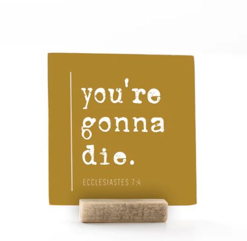 You're Gonna Die, 4x4