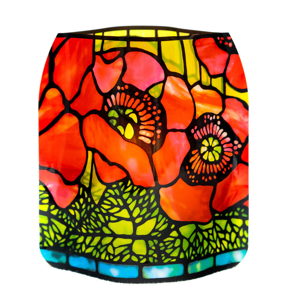 Louis C Tiffany Poppies Luminaries