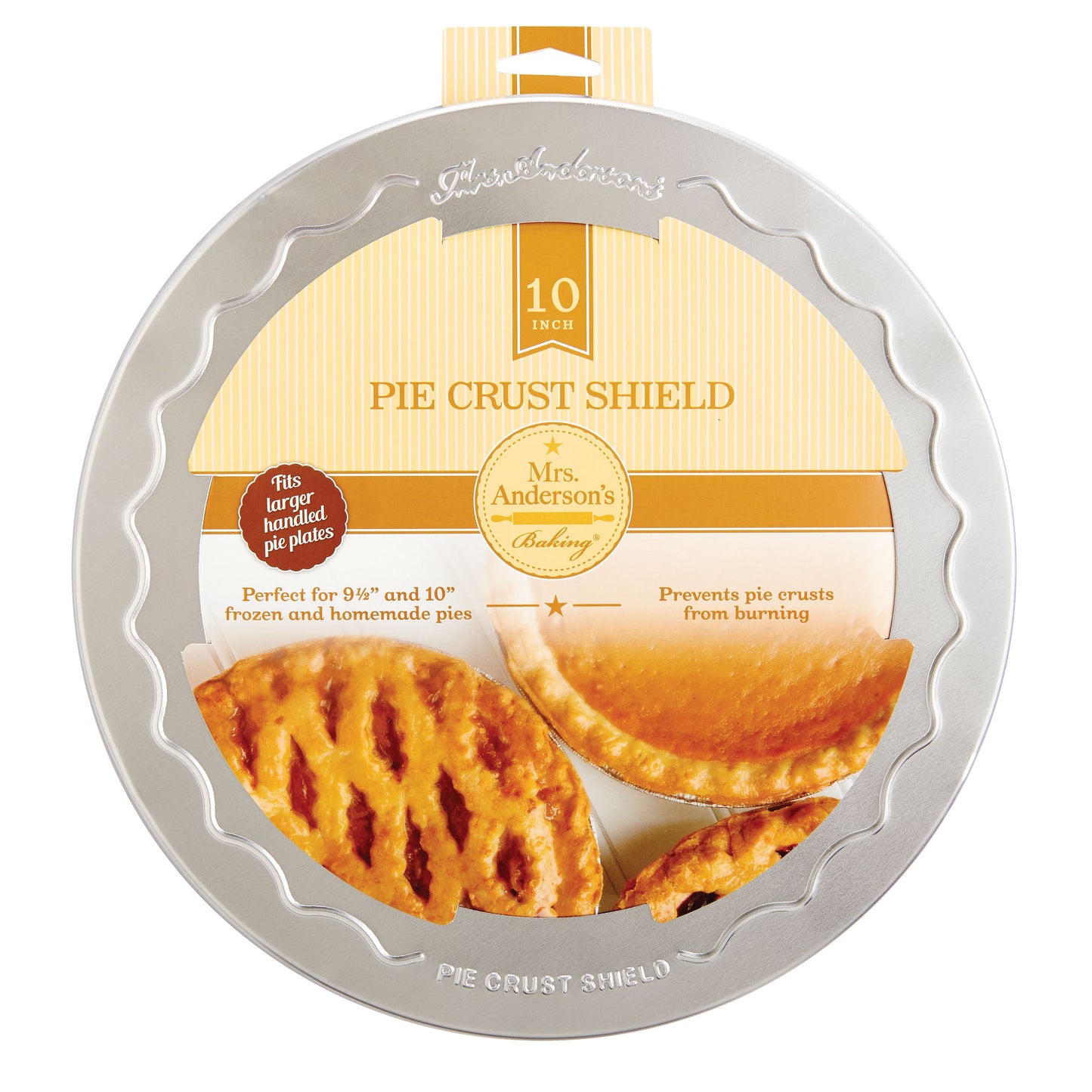 Mrs. Anderson's Baking Pie Crust Shield, 9in or 10in
