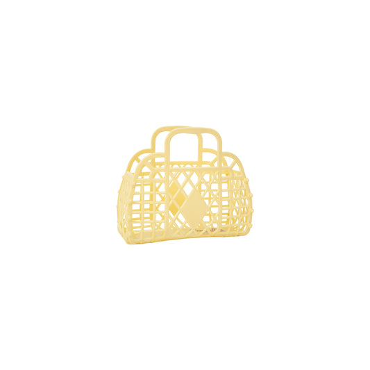Retro Basket Mini- Yellow