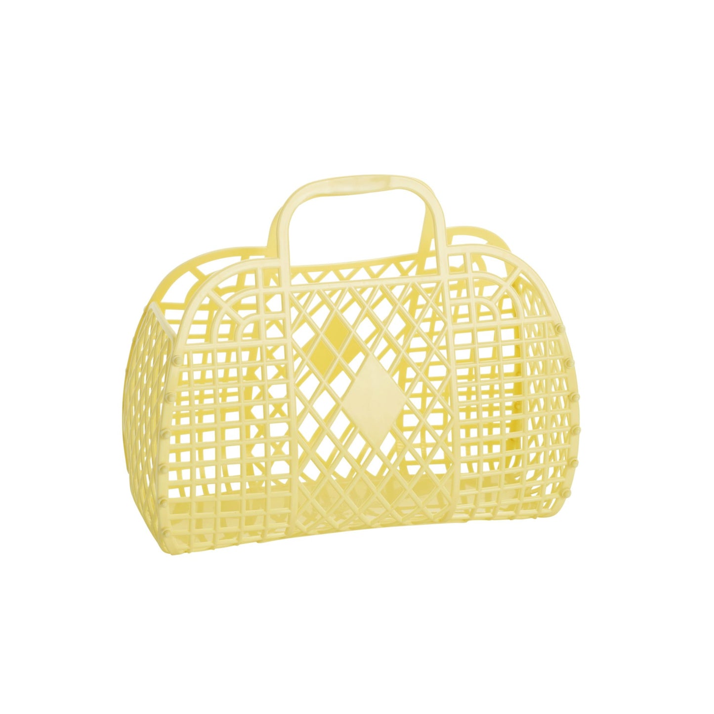 Retro Basket Small- Yellow