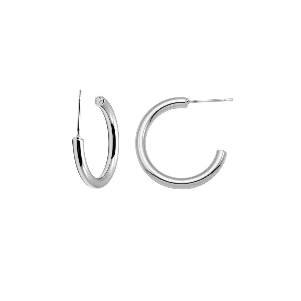 SMILEY FACE 1" EARRINGS