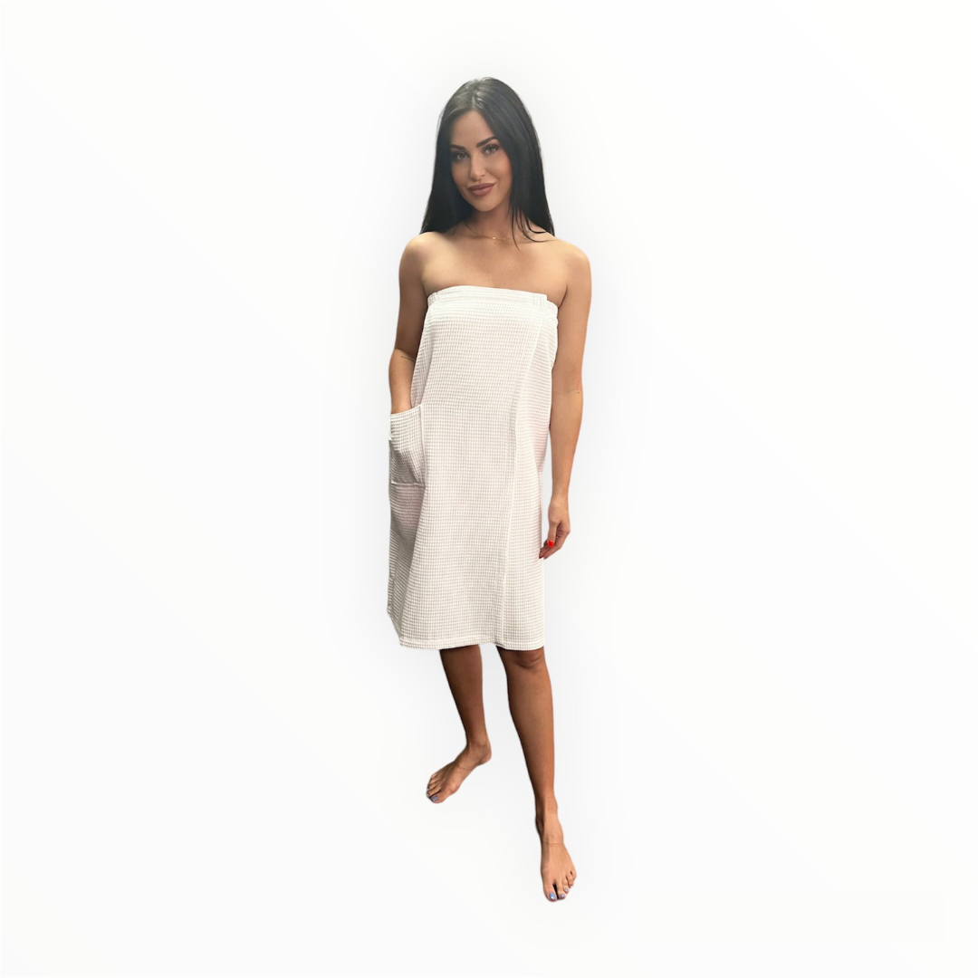 Spa Wrap-- White