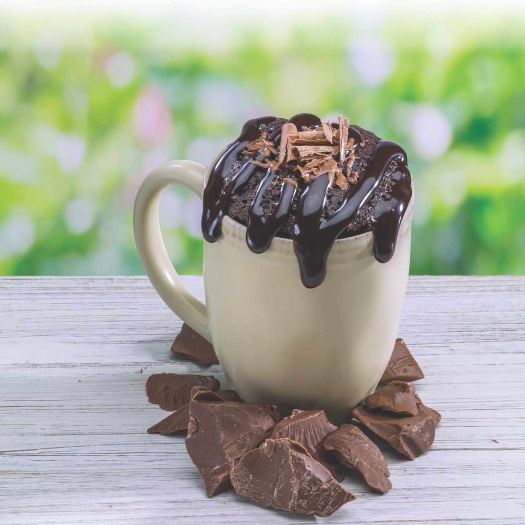 Ooey Gooey Chocolate Microwave Brownie Single