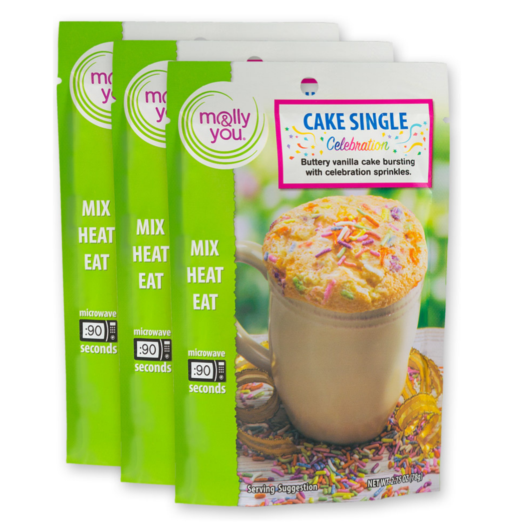 Celebration Microwave Cake Single