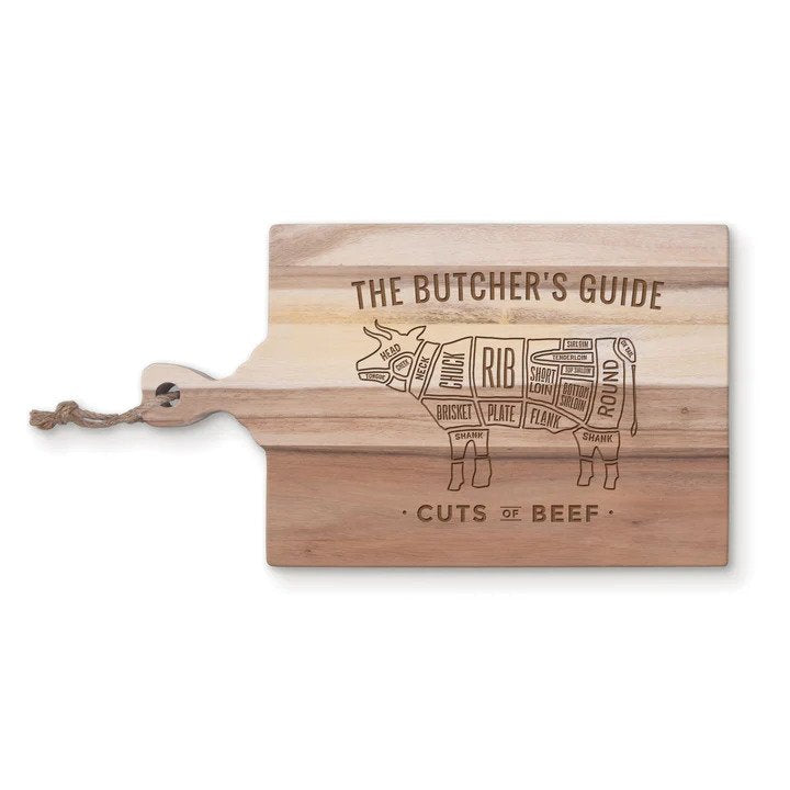 The Butcher's Guide Acacia Cutting Board