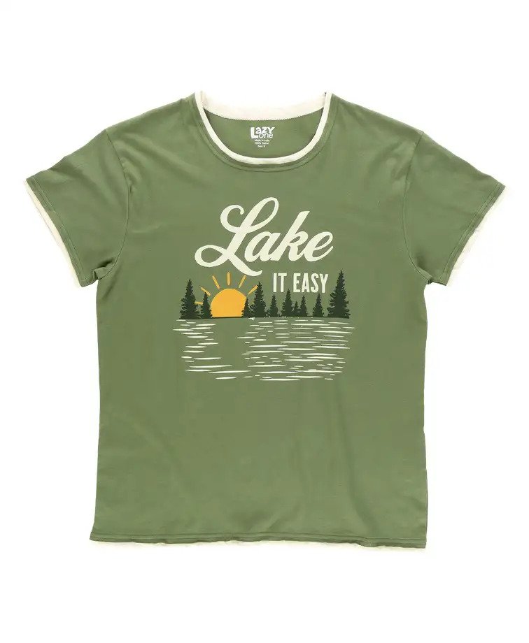 Lake It Easy Women's Regular Fit PJ Tee