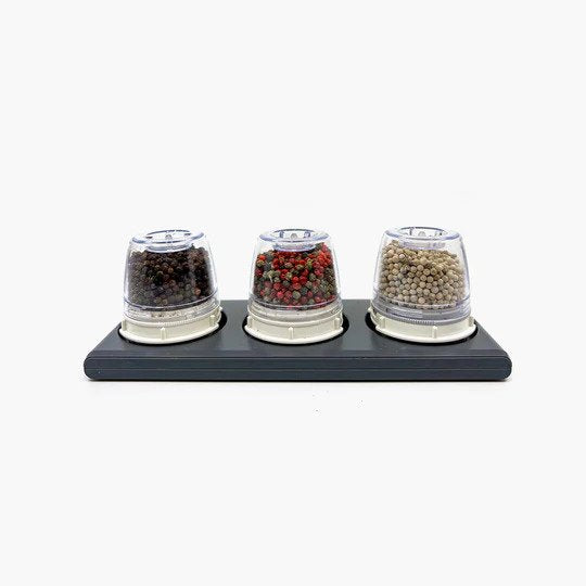 Stackable Rectangular Tray Trio