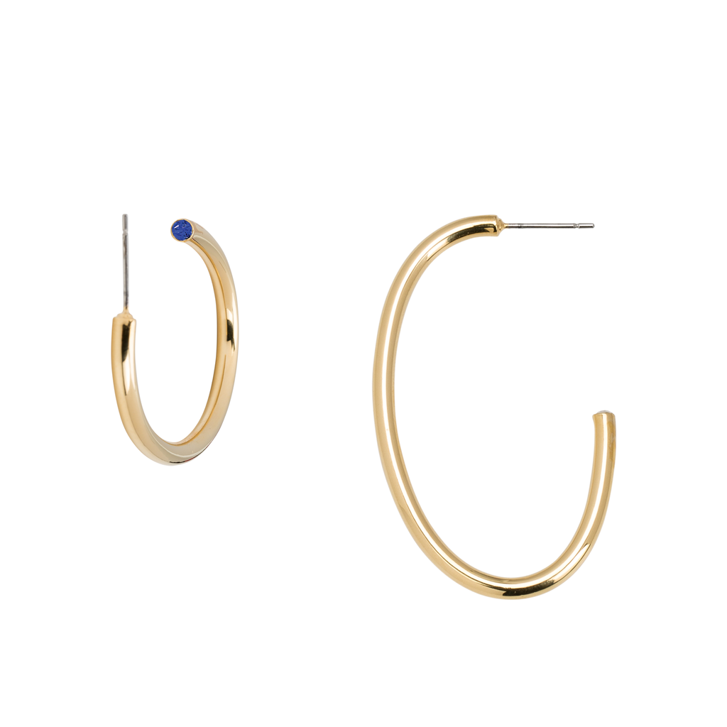 SEPTEMBER OVAL EARRINGS