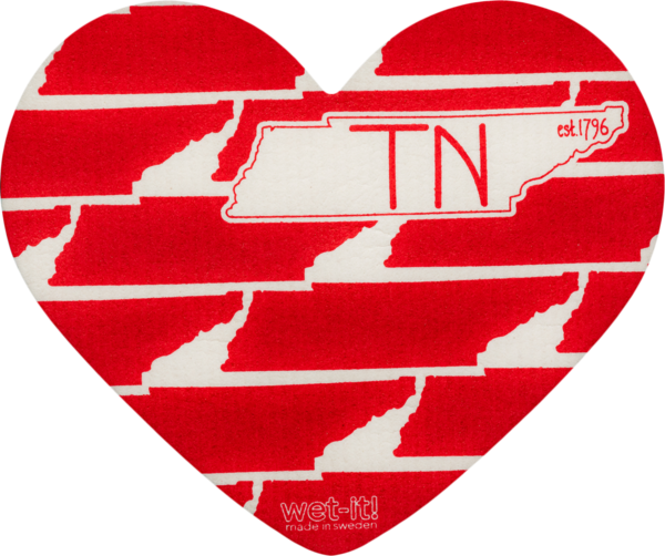 Wet-It! TN Heart Sponge Cloth