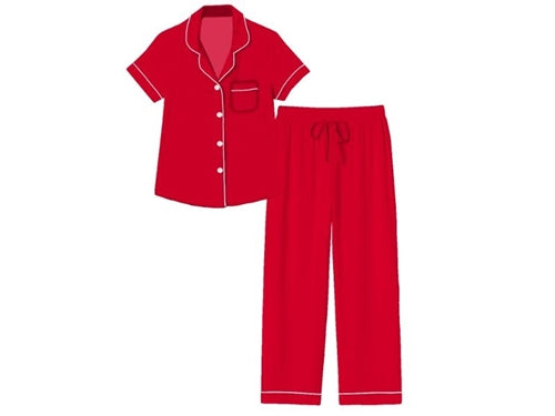 Rosy Red Pajama Set