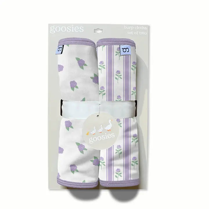 LILAC BUDS BURP CLOTH