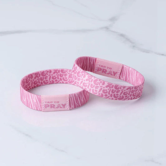 TAP TO PRAY WRISTBAND SAFARI ROSE