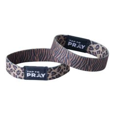 TAP TO PRAY WRISTBAND SAFARI LEOPARD