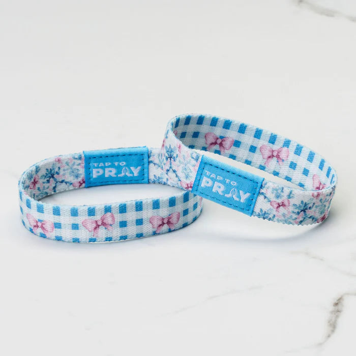TAP TO PRAY WRISTBAND BLUE BELLE SMALL