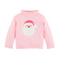 PINK SANTA ROLLNECK SWEATER