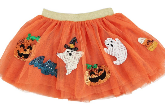 ORANGE HALLOWEEN TUTU