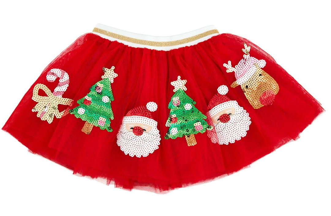 RED CHRISTMAS SEQUIN TUTU