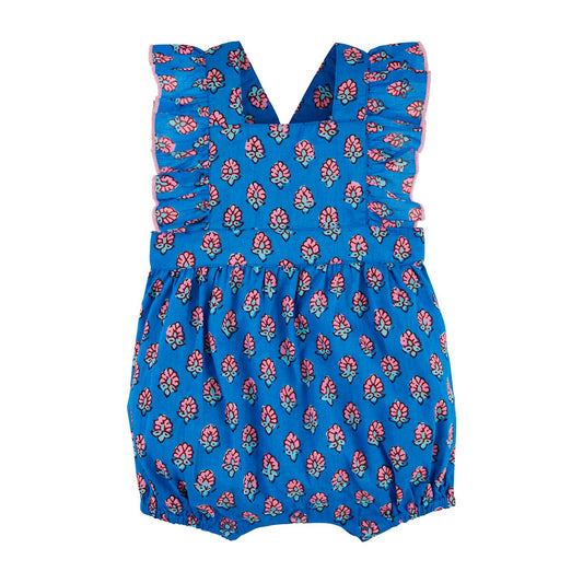 RUFFLE PRINT ROMPER
