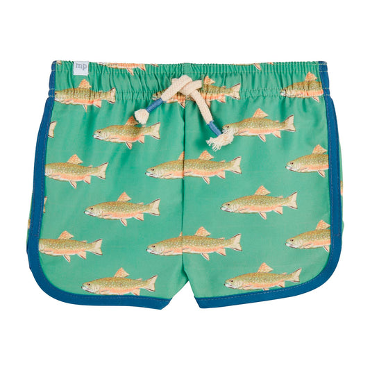 FISH PRINT TRUNKS