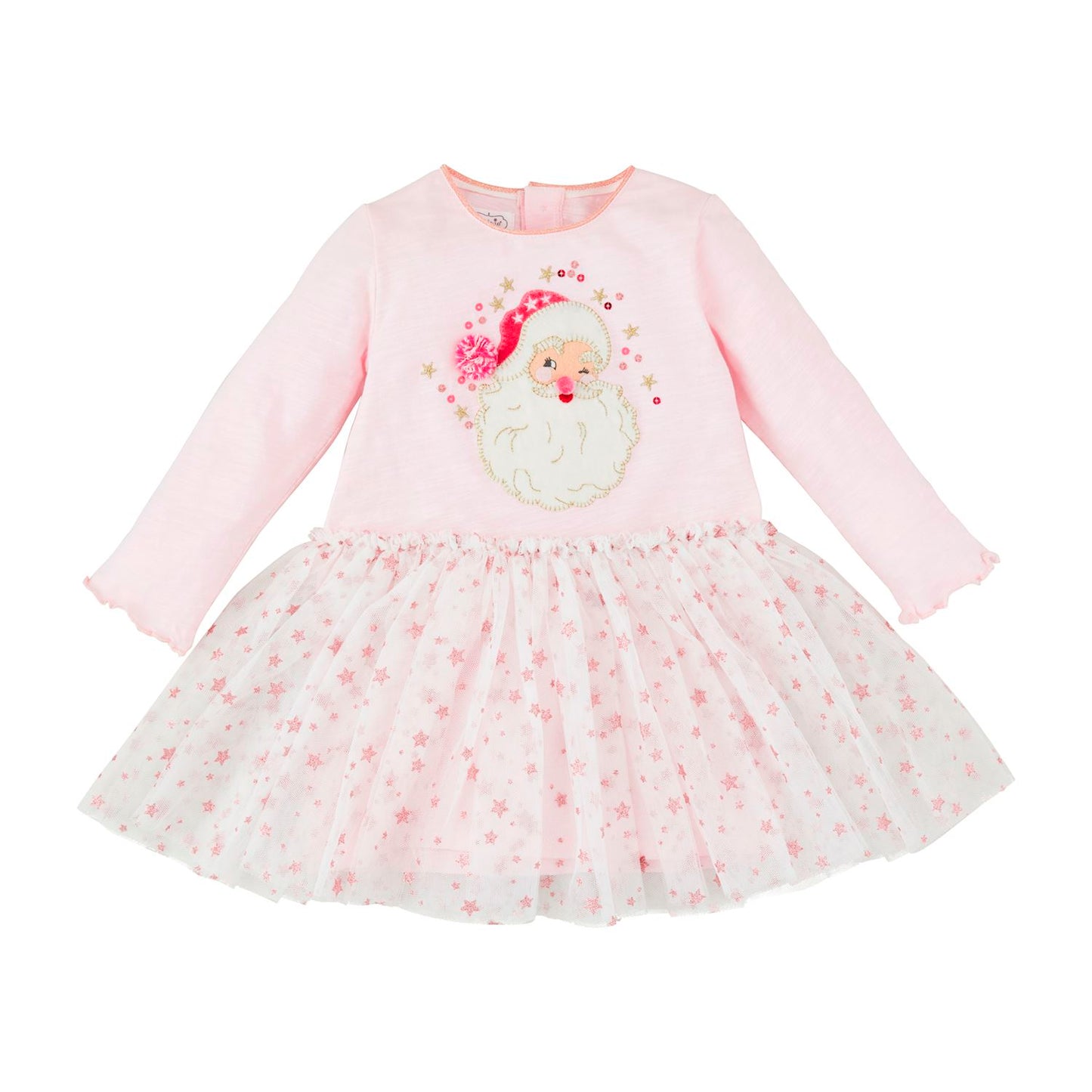 PINK SANTA TUTU DRESS- Small