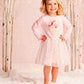 PINK SANTA TUTU DRESS- Small