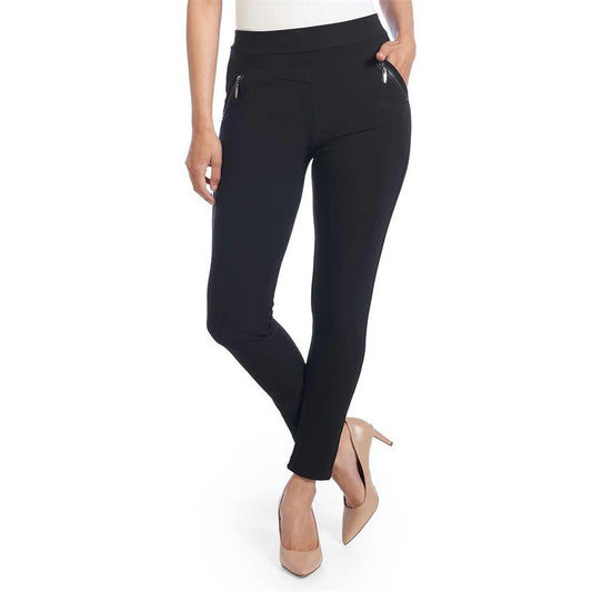 Jasmine Zip Pocket Leggings- Black