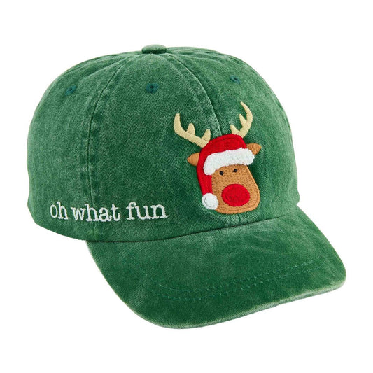 GREEN CHRISTMAS BASEBALL HAT