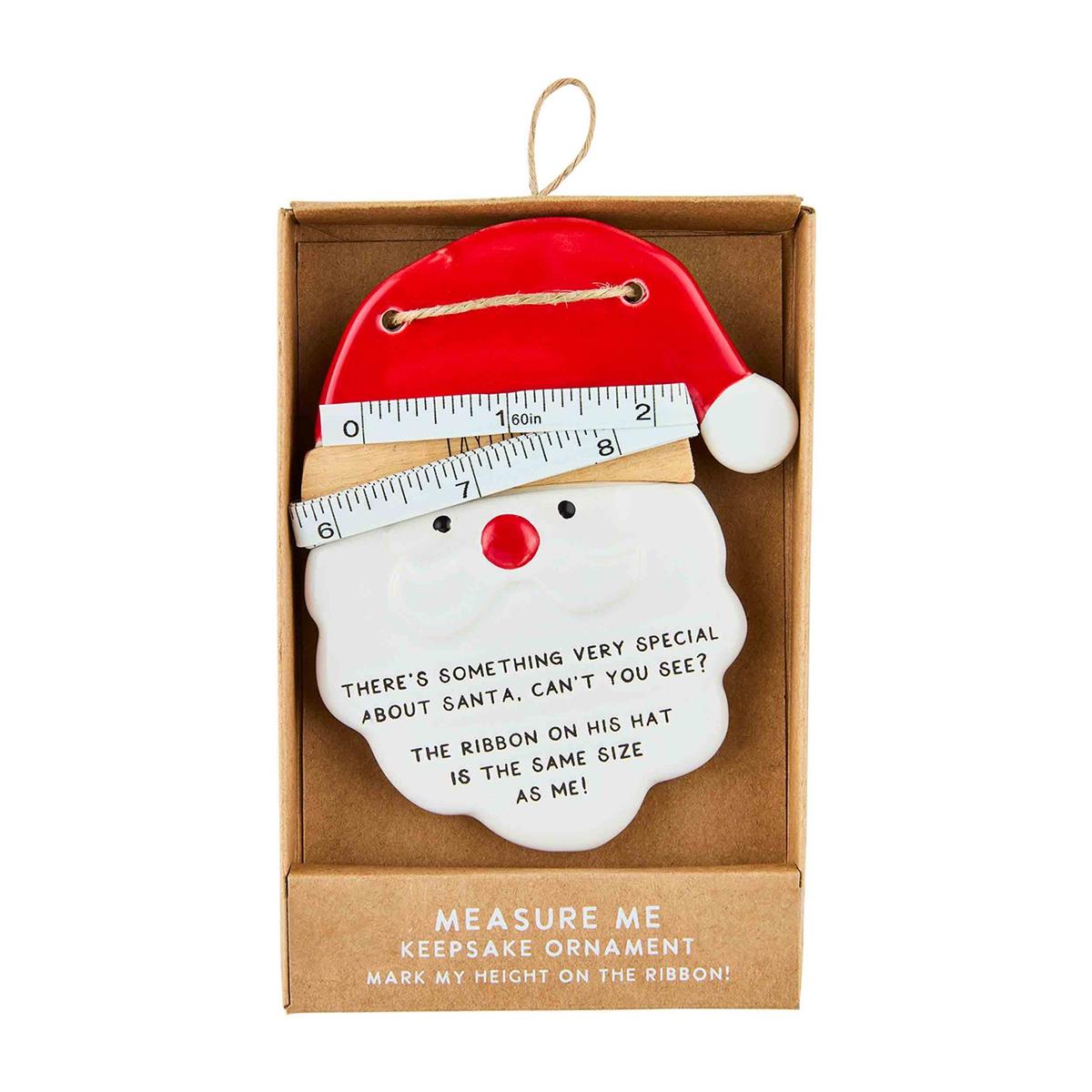 SANTA MEASURE ME KEEPSAKE ORNAMENT SET